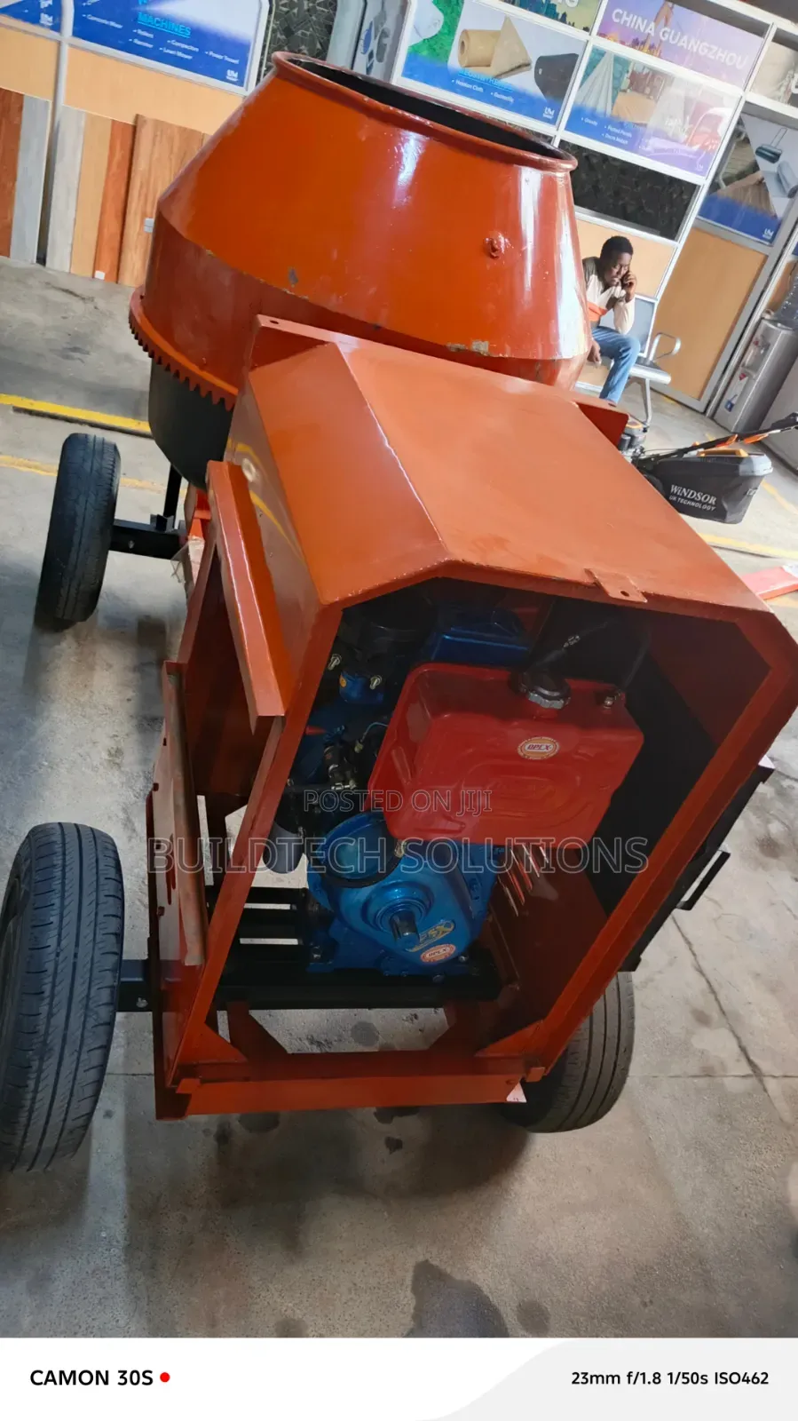 Titan 6.5hp Concrete Mixer 500l for Construction