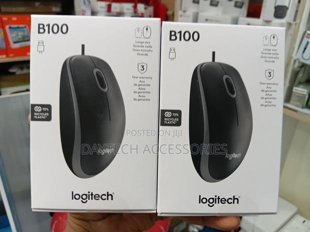 Mouse Logitech B100 - Black - thumbnail 2