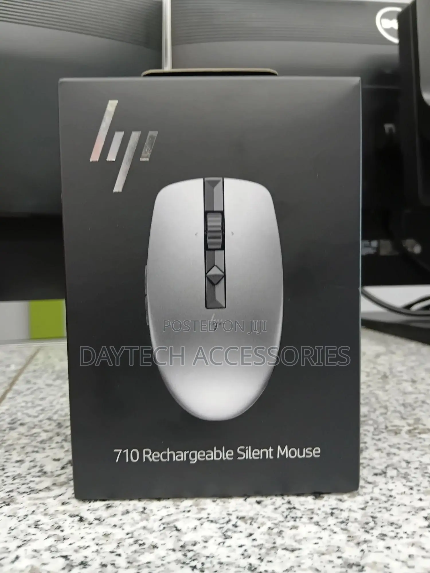Wireless Bluetooh Hp 710 Rechargeable Mouse - Silver