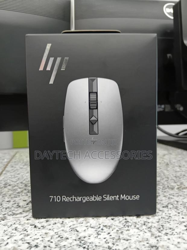 Wireless Bluetooh Hp 710 Rechargeable Mouse - Silver