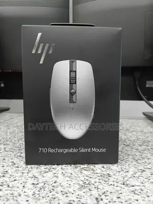 Wireless Bluetooh Hp 710 Rechargeable Mouse - Silver