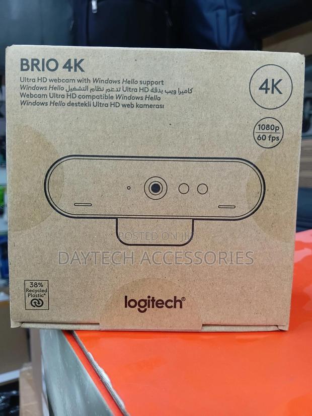 Logitech Brio Ultra Hd Video HDR Webcam - Black - thumbnail 2