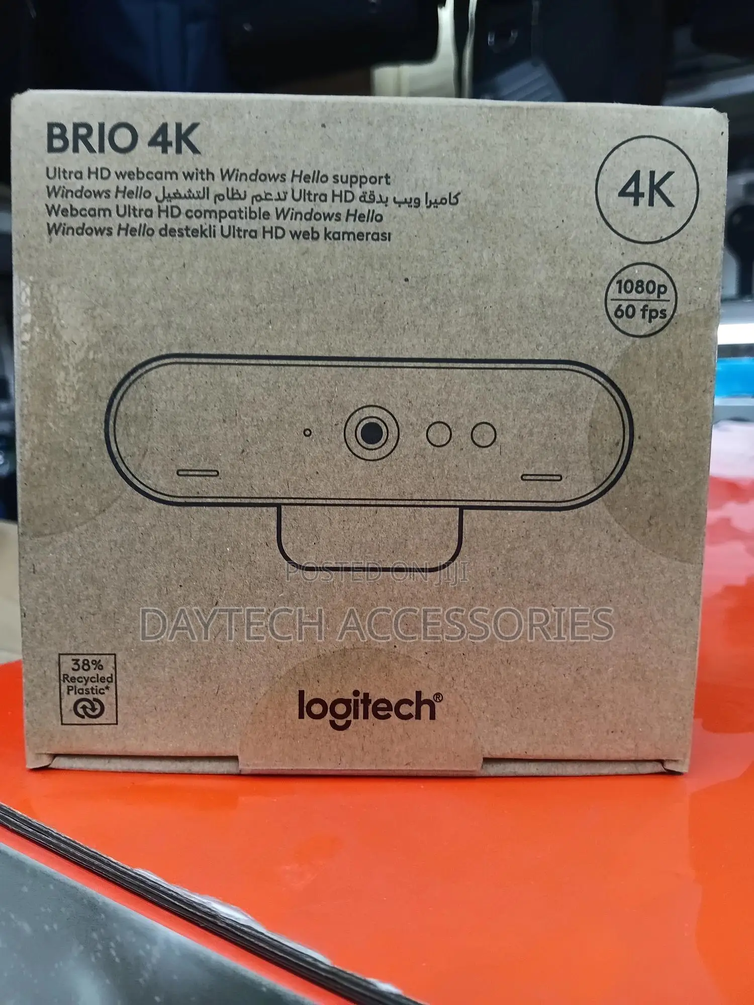 Logitech Brio Ultra Hd Video HDR Webcam - Black