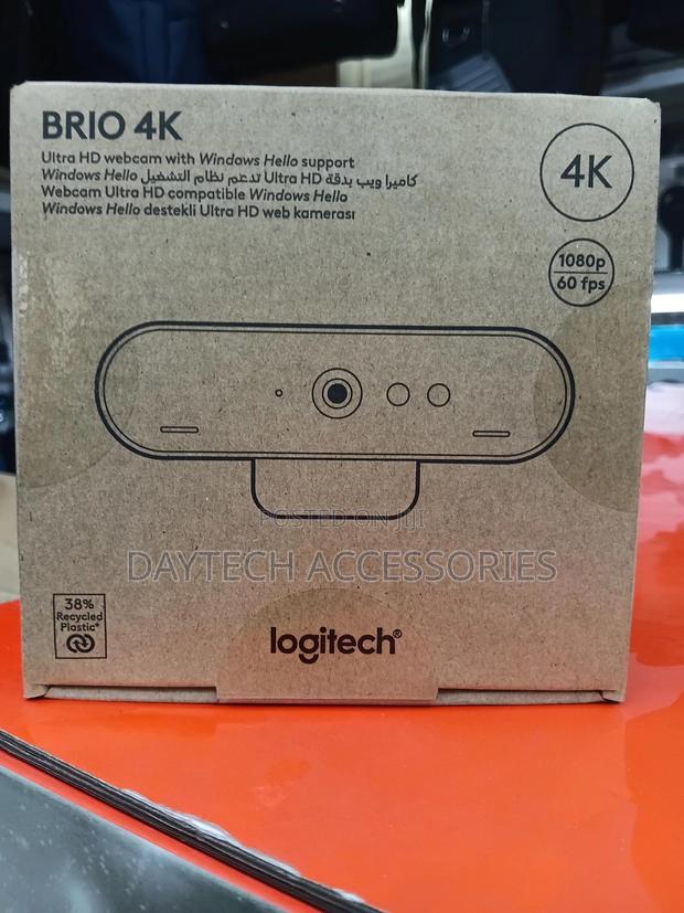 Logitech Brio Ultra Hd Video HDR Webcam - Black - thumbnail 3