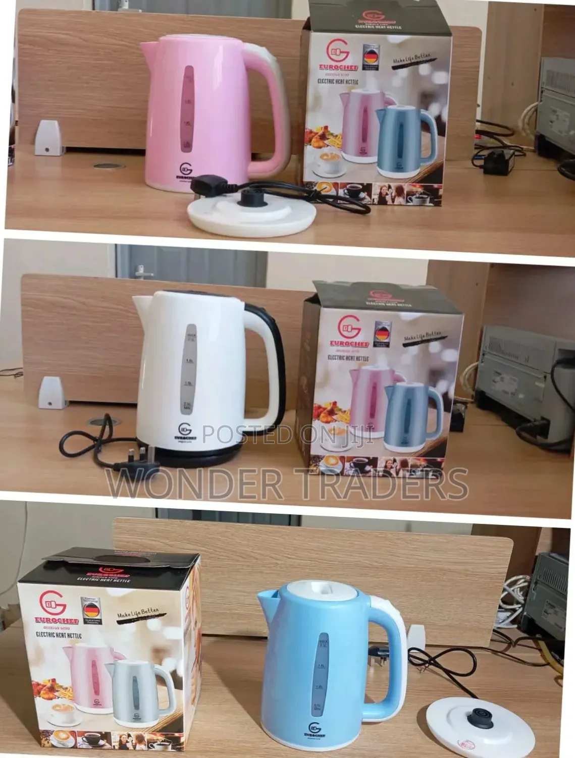 Eurochef Electric Plastic Kettle