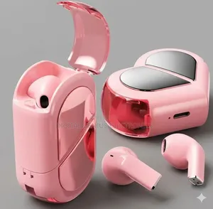 Waterproof Transformable Cute Heart-Shaped Bluetooth Earphones