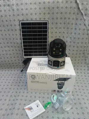 Solar Camera Outdoor Dual Lens Wifi Wireless
