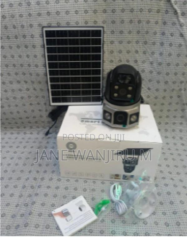 Solar Camera Wifi Dual Lens PTZ 4mp
