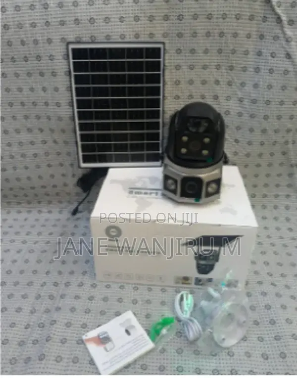 Solar Camera Wifi Dual Lens PTZ 4mp