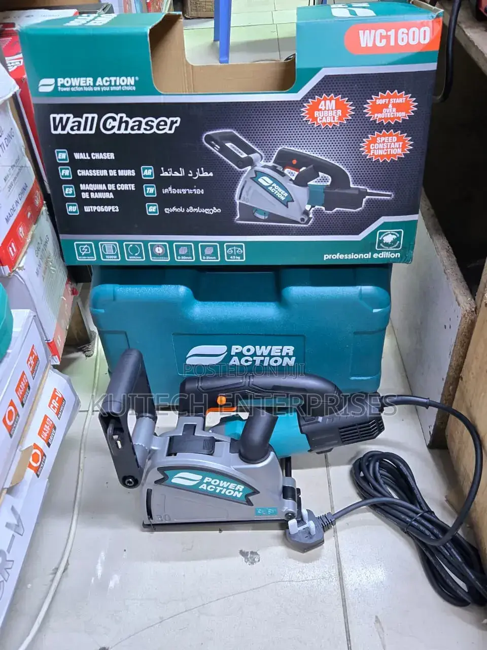 Wall Chaser Machine/ 1600w Power Action Wall Chaser