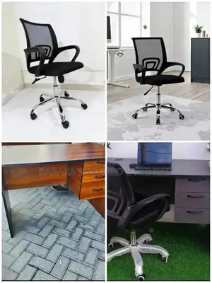 Llockable Drawers With a Adjustable Swivel Mesh Office Chair Zca