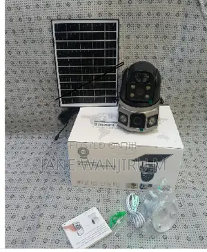 New Solar PTZ Camera Wifi Enabled Outdoor Dual Lens Smart Camera