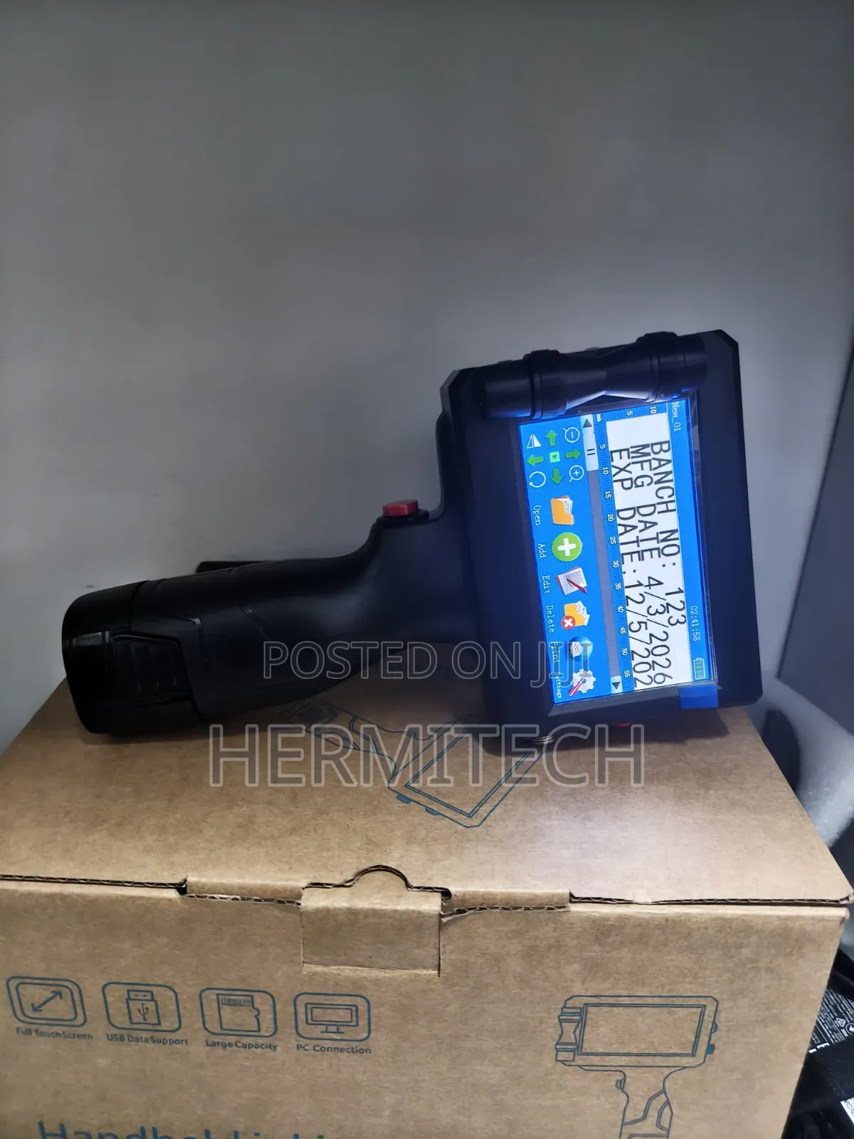Original Model Handheld Inkjet Printer 12.7mm Print Size, Permanent