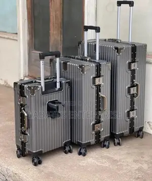 3 in 1 Laxurious Bossy Aliminium Flame Zippless Suitcase Briefcase