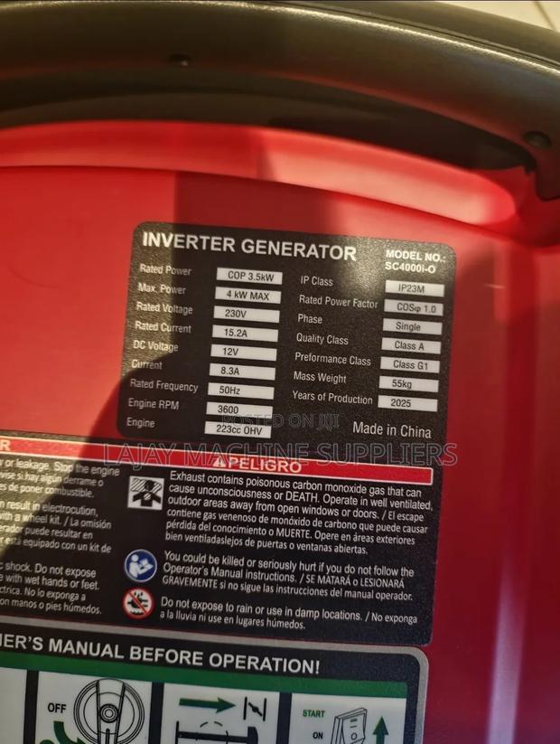 Honda Sc4000i-0 Inverter Generator 4kw - thumbnail 2