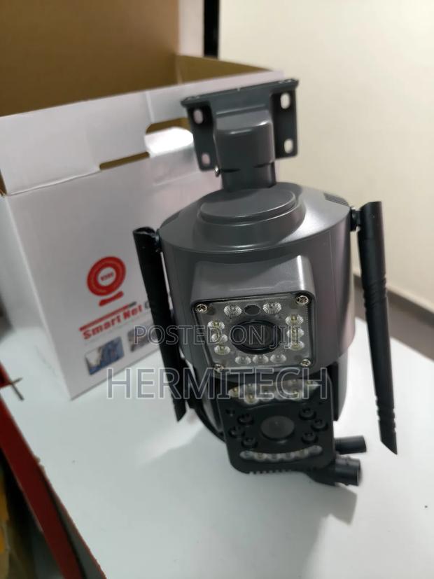 Dual Lens 4g Electric Model CCTV With Wide Coverage View, Two Way Talk