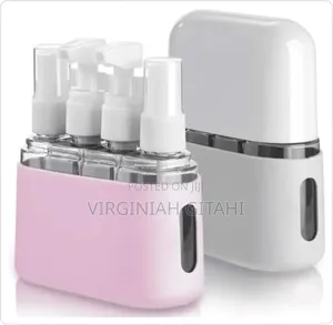 4in1 50ml Travel Bottle Set for Shampoo, Shower Gel ,Lotion,
