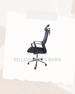 High Back Mesh Office Chair Headrest Lumbar Support Seating Ergonomic