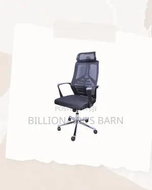 High Back Mesh Office Chair Headrest Lumbar Support Seating Ergonomic