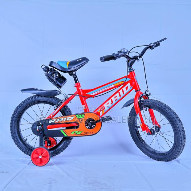 Kids Raid Bike Size 16 With Training Wheels