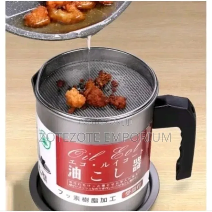 Stainless Steel Cooking Oil Filter Pot