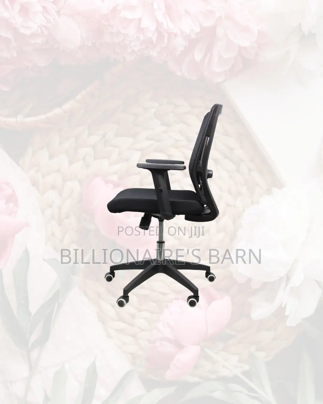 The Barn Origin Chair Mid Back Nylon Base Ergonomic Comfort