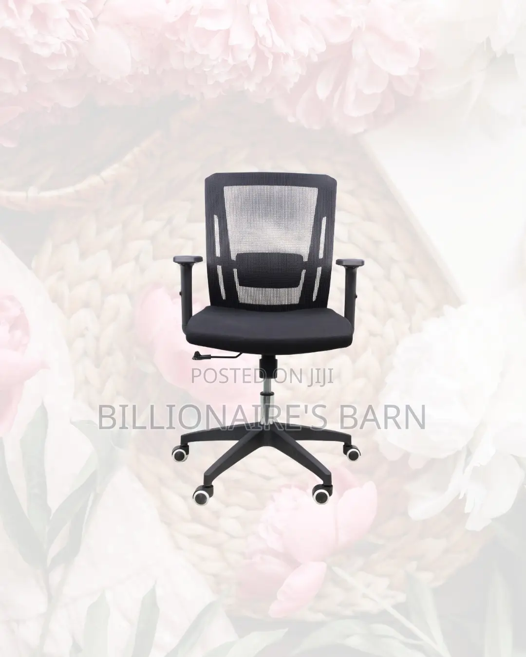 The Barn Origin Chair Mid Back Nylon Base Ergonomic Comfort