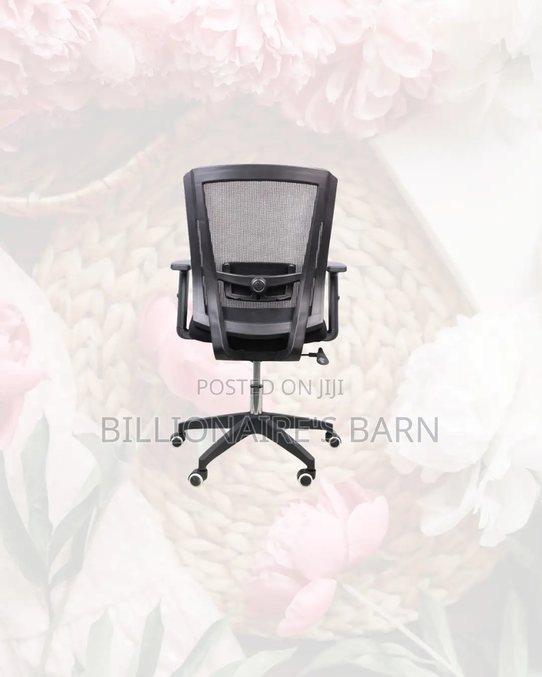 The Barn Origin Chair Mid Back Nylon Base Ergonomic Comfort