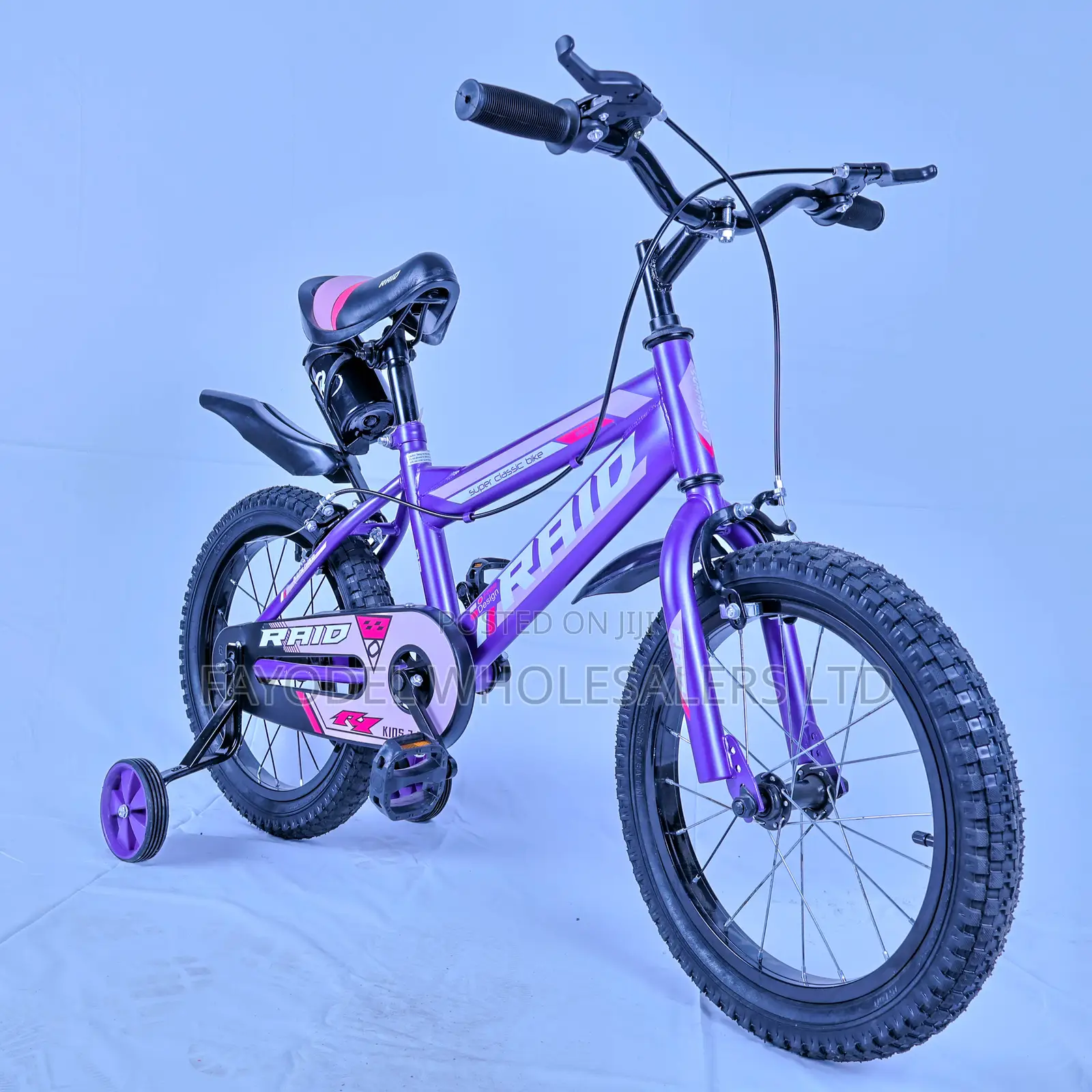 Raid Bicycle for Age 4 to 7 With Training Wheels Premium Bike
