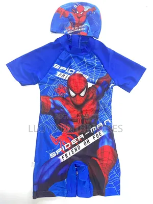 Spiderman Kids Swimming Costume