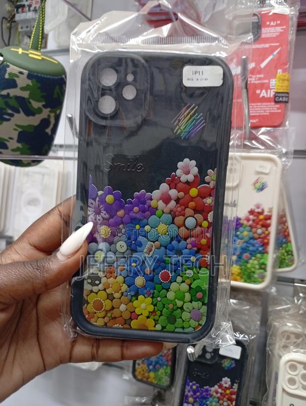 iPhone 11 Colorful Floral Design Protective Case