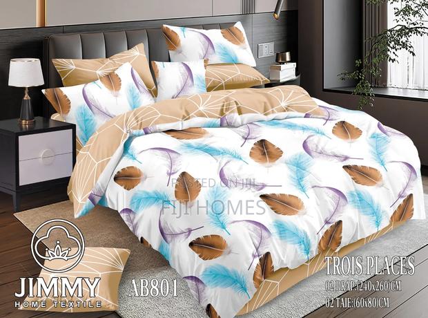 (6pc)Flowered Double Sided Cotton Duvet Cover ~ Size : 6*6/6*7 - thumbnail 9