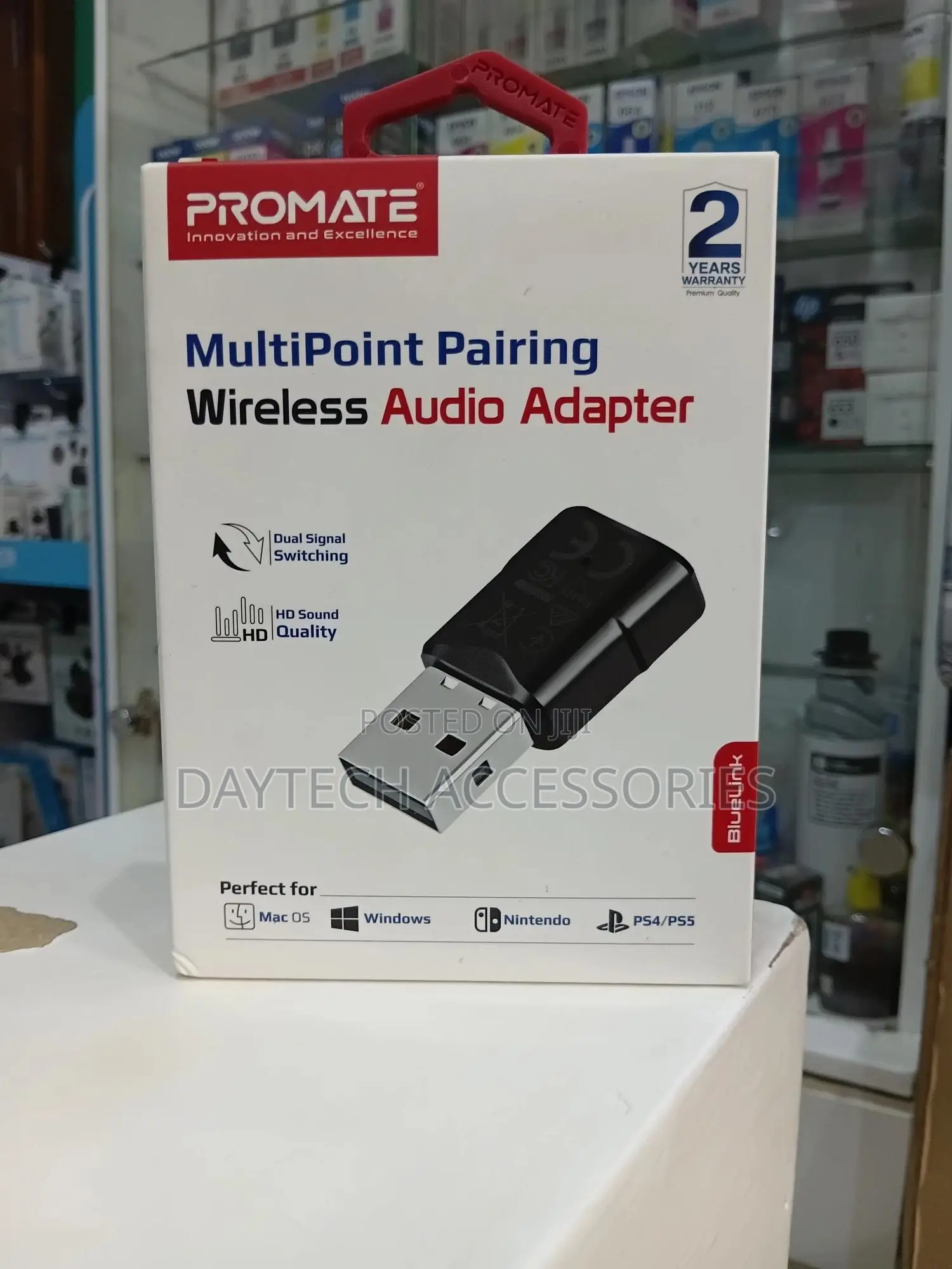 Promate Bluelink Usb Bluetooth Audio Adapter - Black