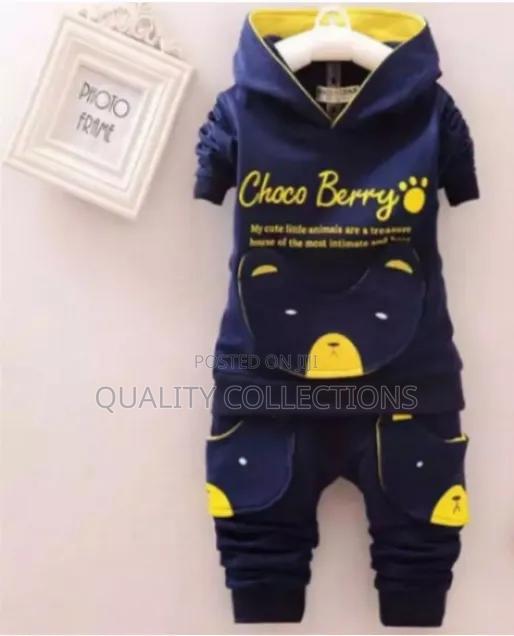 Kids Blue Casual Tracksuit