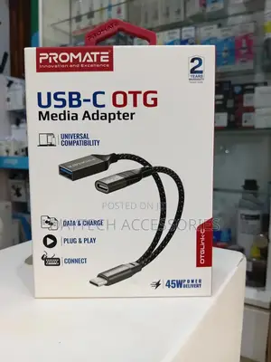Promate Usb-C Otg Media Adapter (Model Otglink-C).