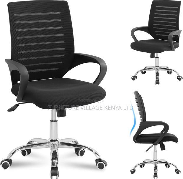 Swivel Adjustable Breathable Task Mesh Chair - thumbnail 6