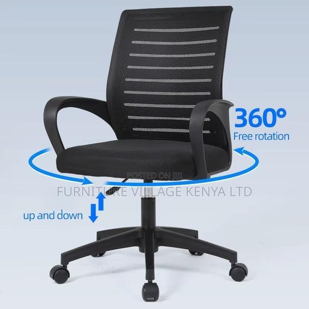Swivel Adjustable Breathable Task Mesh Chair - thumbnail 8