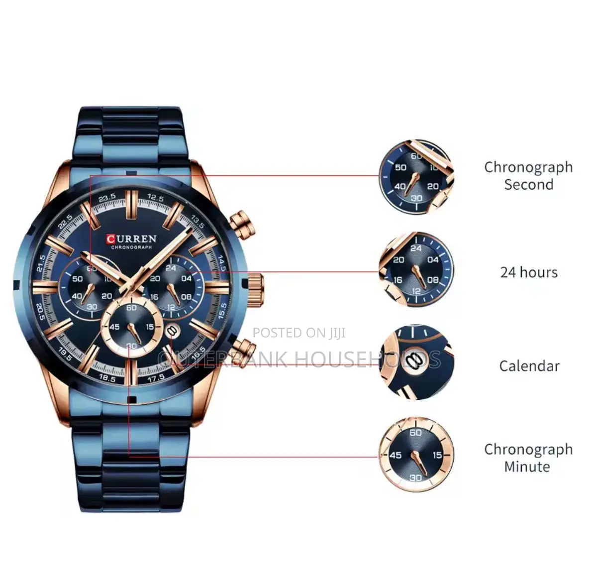 Curren Chronograph Gents Watch 8355
