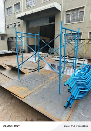 Heavy Duty Steel Scaffolding Ladder for Construction Works
