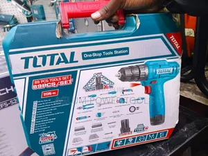 Total Cordless Drill 12v Toolset With 89 Pieces