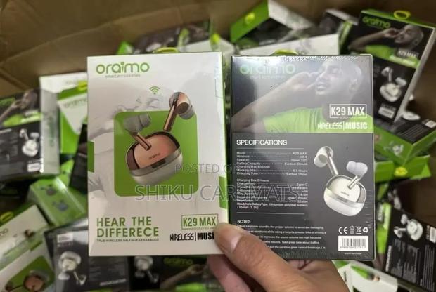 Oraimo Max Wireless Earbuds V5.4, 6h Playtime, Clear Calls - thumbnail 2