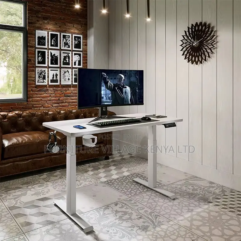 120cm Black Imported Electric Sit Stand Table