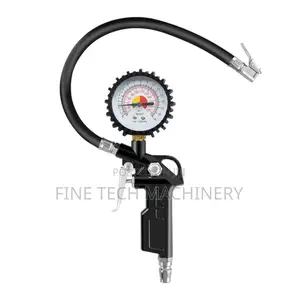 Tire Inflator Gun With A Pressure Gauge.