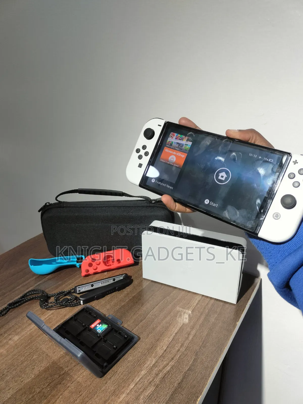 White Nintendo Switch Oled Plus Accessories.