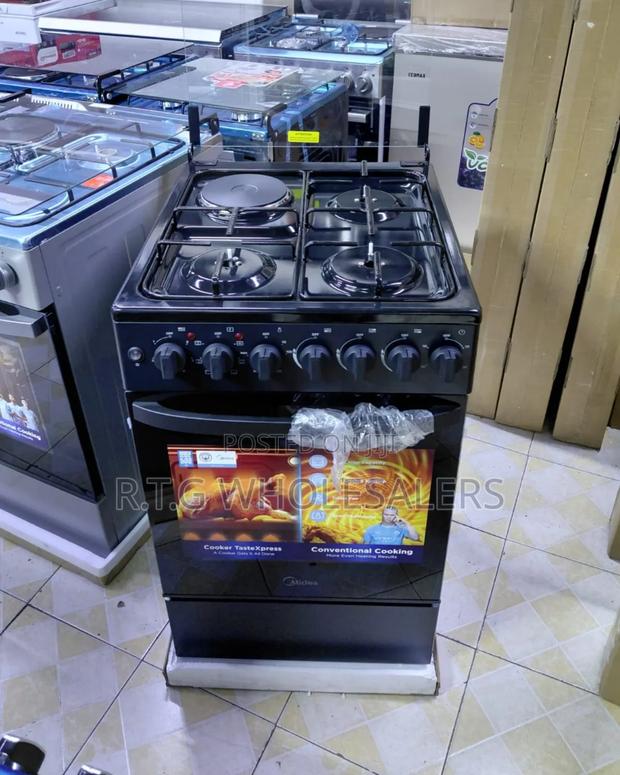 Midea 50x60 Gas Electric Cooker 3g1e Black