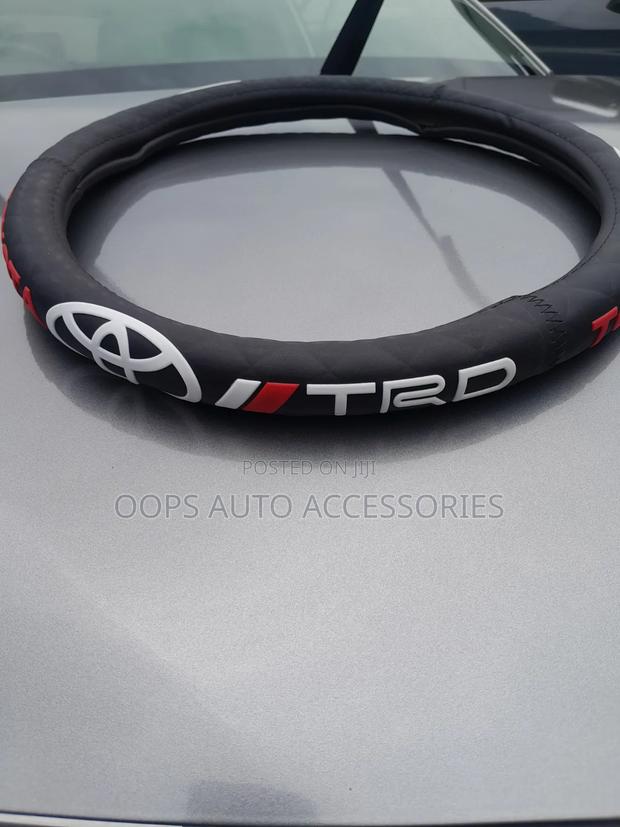 TRD Branded Steering Wheel Cover - thumbnail 2