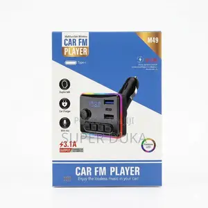 Modulator M49 Car,Fm.Wireless Mp3 Player-3.1a Dual Usb Typ-C Charger