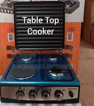 Eurochef 3 Gas +1 Electric Table Top Gas Stove Cooker