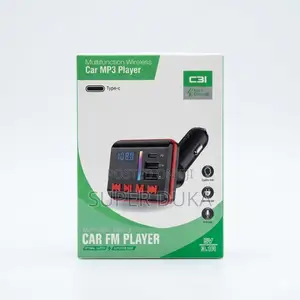 C31 Car Wireless Fm Transmitter - Bluetooth 5.0 - Pd Fast Charge 3.1a
