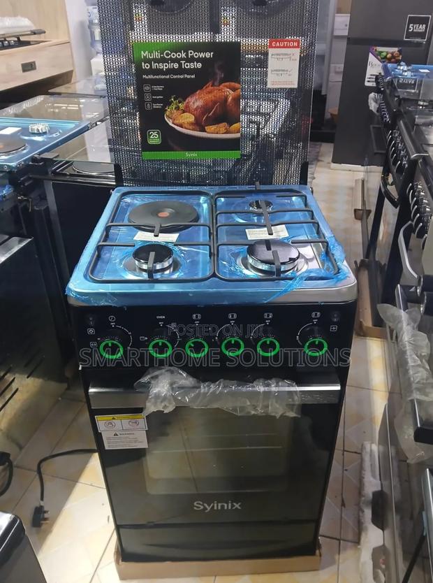 Syinix 50 by 50 Standing Cooker With Electric Oven